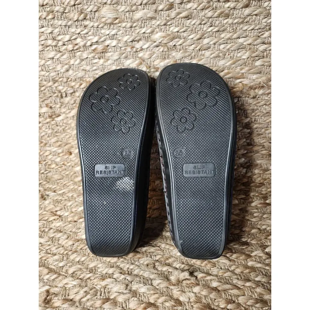 Glolily Jenny Slip On Comfort Shoes Clogs Vegan Brown Women's Size 8.5 M
